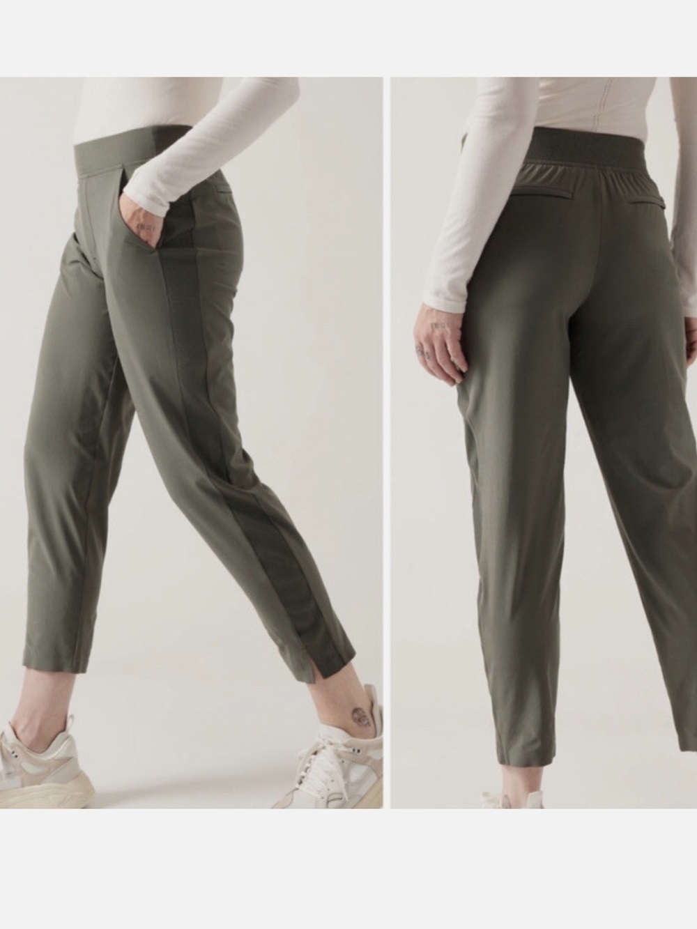 Athleta Olive Brooklyn Ankle Pant.
